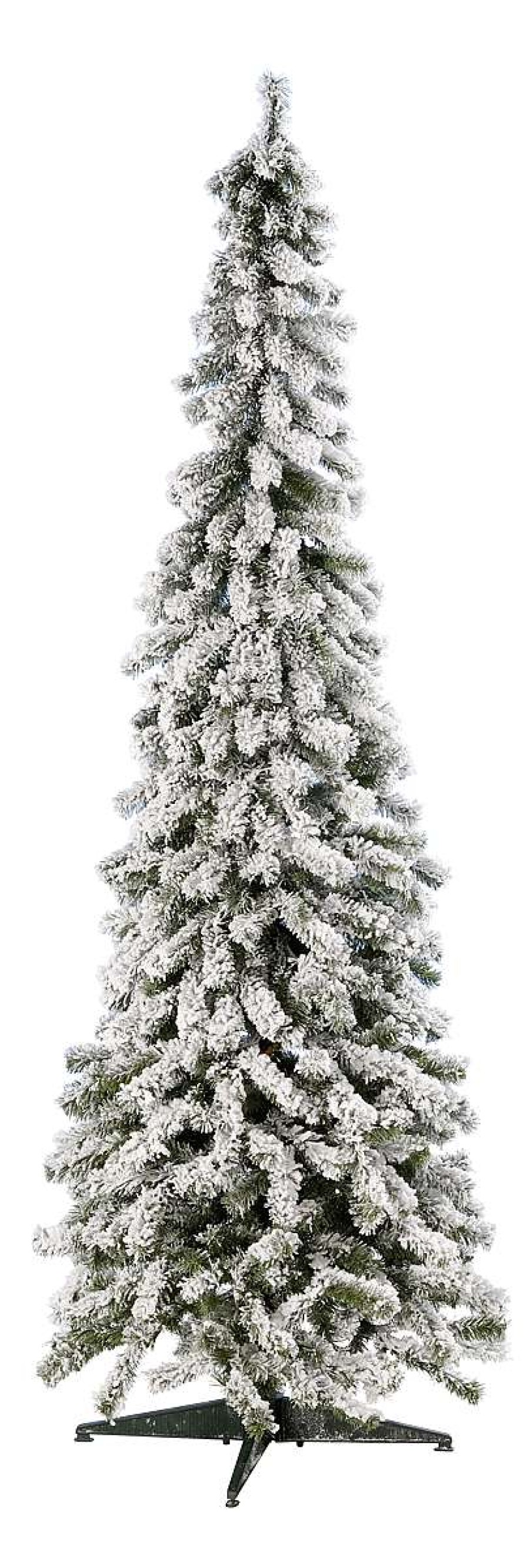 Decorations De Noel DecoWoerner Sapin Artificiel Etroit, Enneige 240